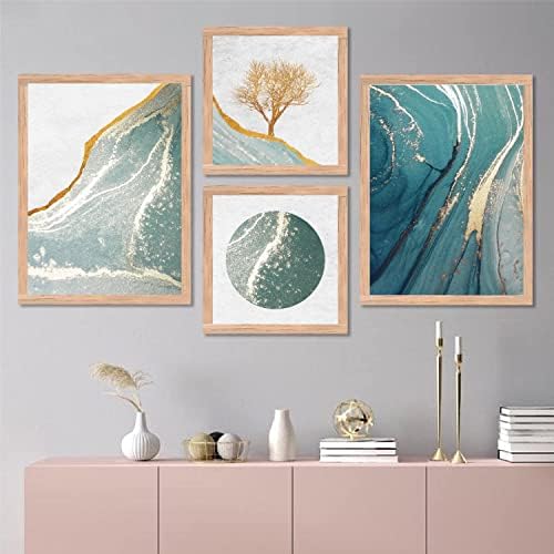 BANGERZ Set of 4 Wall Paintings For Living Room Bedroom, Paintings For