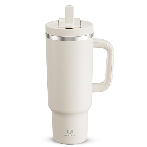 40 oz Tumbler - Cream Moon