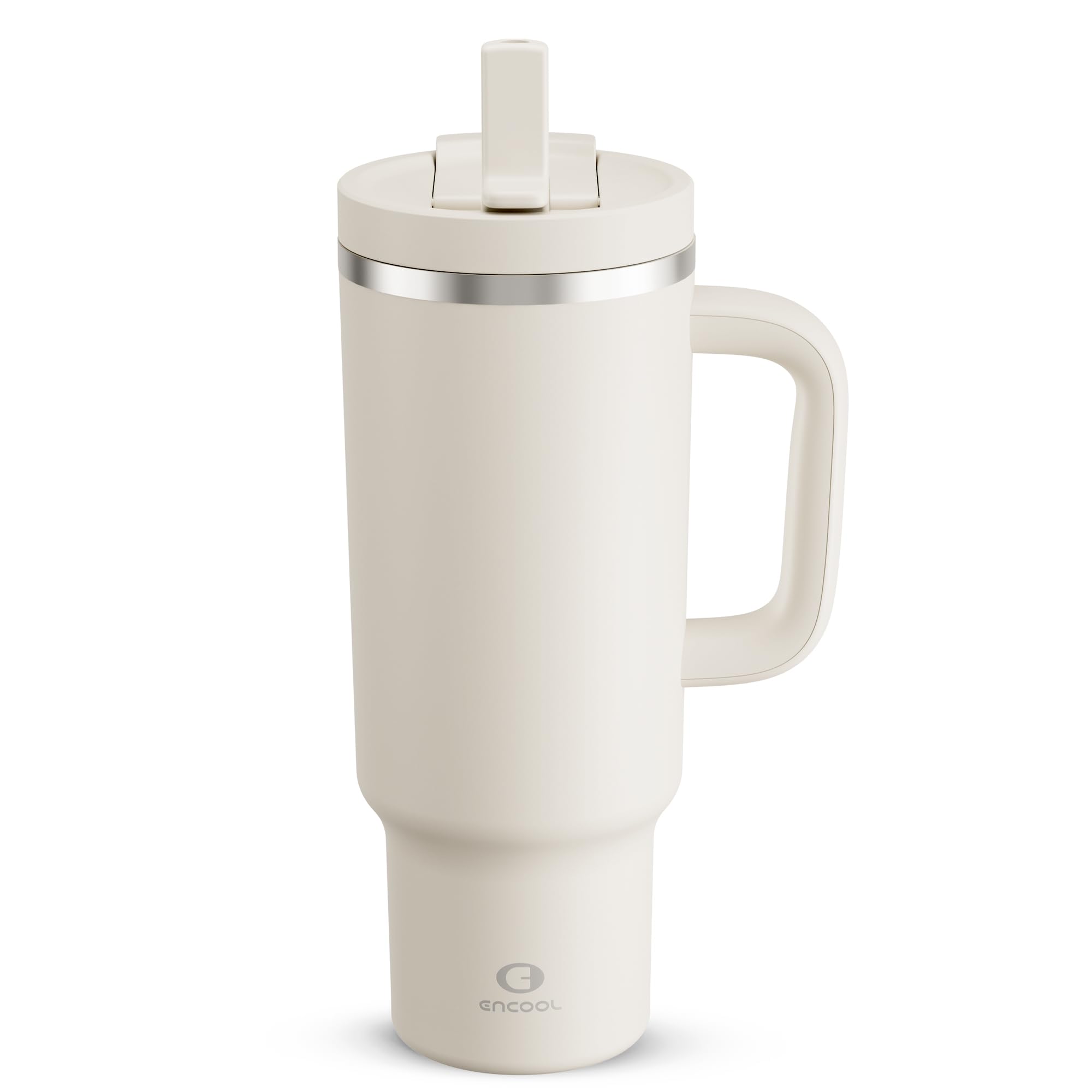 40 oz Tumbler with Handle and Straw: Stainless Steel Insulated Tumbler Keeps Cold for 24…