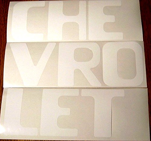 1954-1966 CHEVY TRUCK TAILGATE LETTERS KIT - Your Choice of White ...