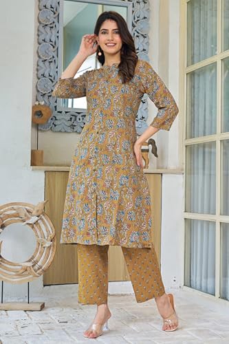Image of MIRCHI FASHION Pure Cotton Plus Size Lucknowi Chikankari Kurta Set with Pant | 3XL 4XL 5XL Straight Kurta Pant Set | Ethnic Office Wear