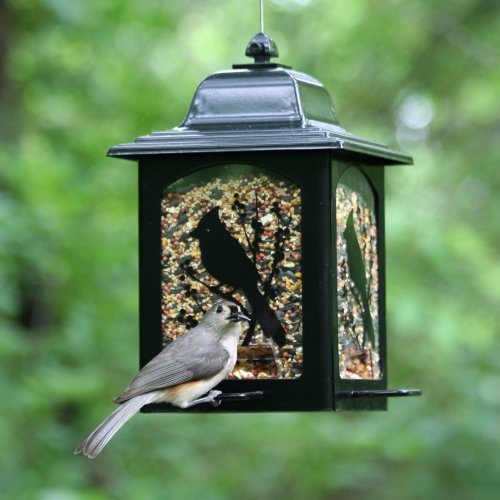 Vogelfutterspender Perky-Pet für Gartenvögel im Laternenstil