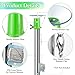 Enhon Light Bulb Changer for High Ceilings and Recessed Lights, Suction Cup Light Bulb Changer Attachment Kit Compatible with DocaPole and Other Standard Threaded Extension Pole (Pole Not Included)
