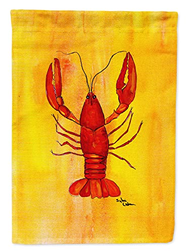 Caroline's Treasures 8044Chf Crawfish House Flag Large Porch Sleeve Pole Decorative Outside Yard Banner Artwork Wall Hanging, Polyester, House Size, Multicolor #TOP9