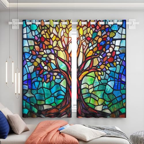 Rideau opaque à oeillets pour fenetre chambre et salon cozy - 3