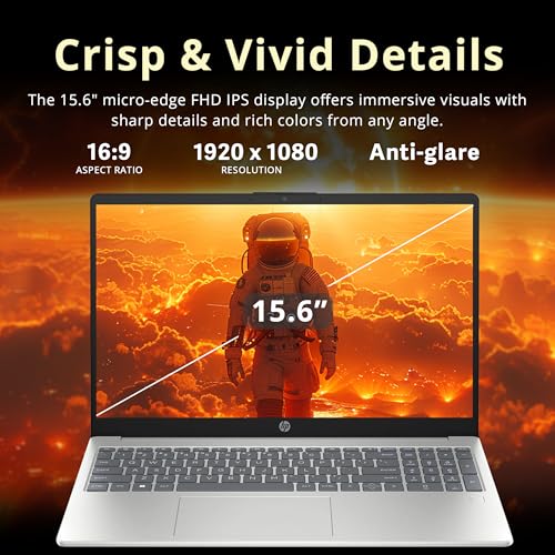 Image of HP Pavilion 15.6 inch FHD Laptop, Intel i3-N305, 8GB RAM, 672GB Storage(512GB SSD+160GB Docking Station Set), Intel UHD Graphics, Fingerprint Sensor, Number Pad, Fast Charge, Wi-Fi 6, Win11, Silver