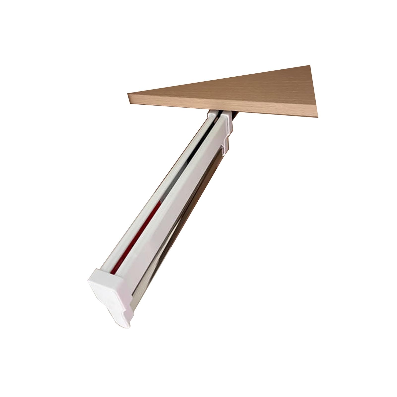 Générique Tringle à vêtements coulissante, Robuste, capacité de Charge de 35 kg, Organisateur de Placard Coulissant pour Serviettes, Jeans et châles, Gain de Place (Blanc