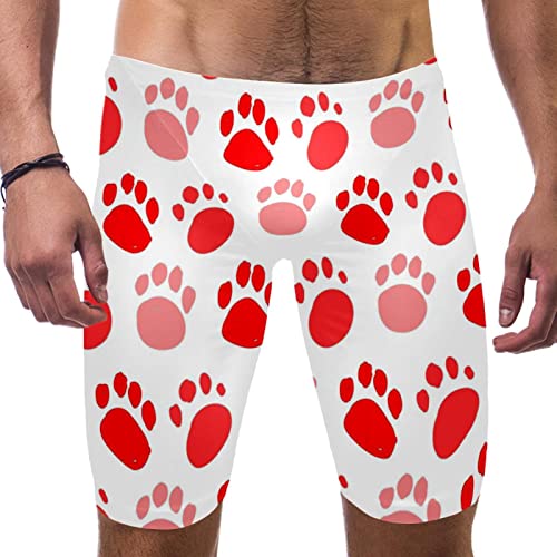 Bañador de competición Dog Paws de pierna cuadrada para un entrenamiento de resistencia óptimo