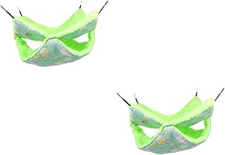 NOLITOY 2 Pçs Pet Hammock Hamster Brinquedos Hamster Parede Rede Cobaia Hammock Janela Hamster Furão Gaiola Pendurado Cama De Hamster Gaiola De Hamster Gaiola De Porquinho Da Índia Gaiola