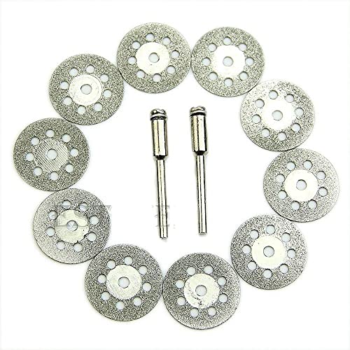 Image of Diy Crafts 10228 7081 Rotary Tools Circular Saw Blades Cutting Wheel Discs Mandrel Cut Off, Multicolor, 5 Piece