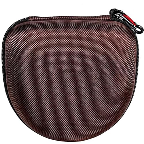 Image of Hard Eva Box Travel Carrying Bag Zipper Protective Pouch Cover Case Shockproof Storage Fits with USB Cable Compatible with Marshall Major 5 /4 /3 /2 Headphone (Brown)