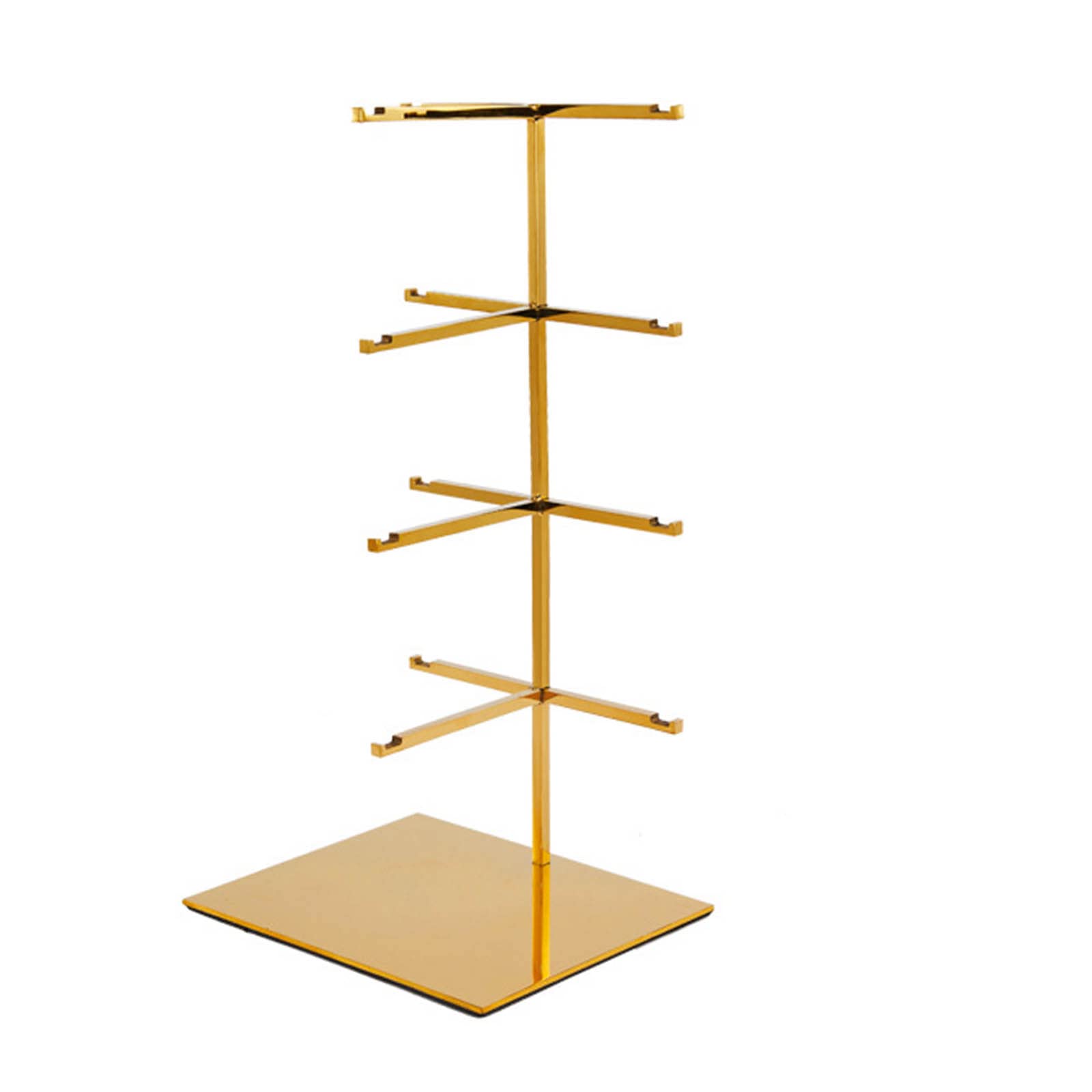 Support de lunettes de table en acier inoxydable avec plusieurs branches de suspension stables