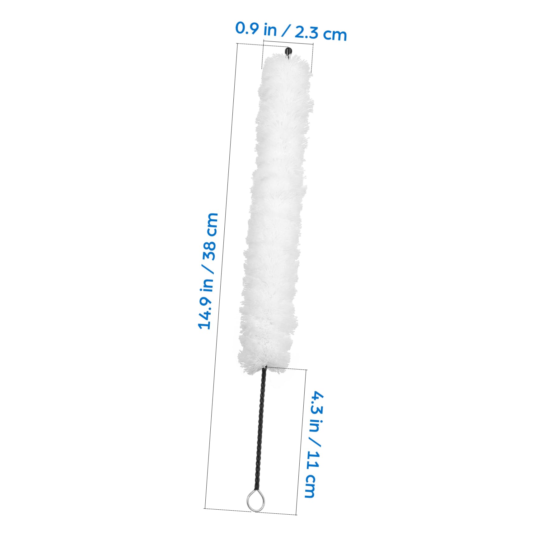 ibasenice Flute Brush Cotton Flute Swabs Cleaning Head Musical Instrument Accessory Professional Design