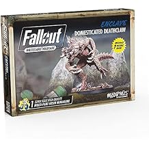 Modiphius Entertainment Ltd Fallout Wasteland Warfare Enclave-Domesticated Deathclaw - 1 Miniature, 32mm Unpainted Figure, Captial Wave, RPG