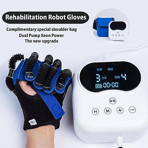 Disability Aids Rehabilitation Equipment Hemiplegia Finger Rehabilitation Trainer Robot Gloves with Remote Control/Single Finger Training - Image 8