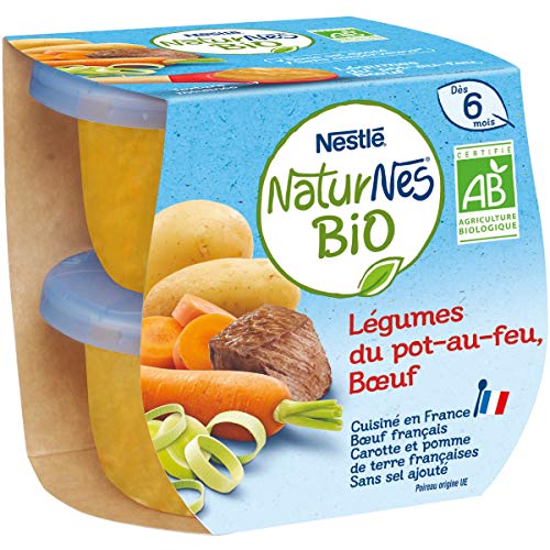  NESTLE NATURNES BIO Petits Pots Bébé Légumes d...