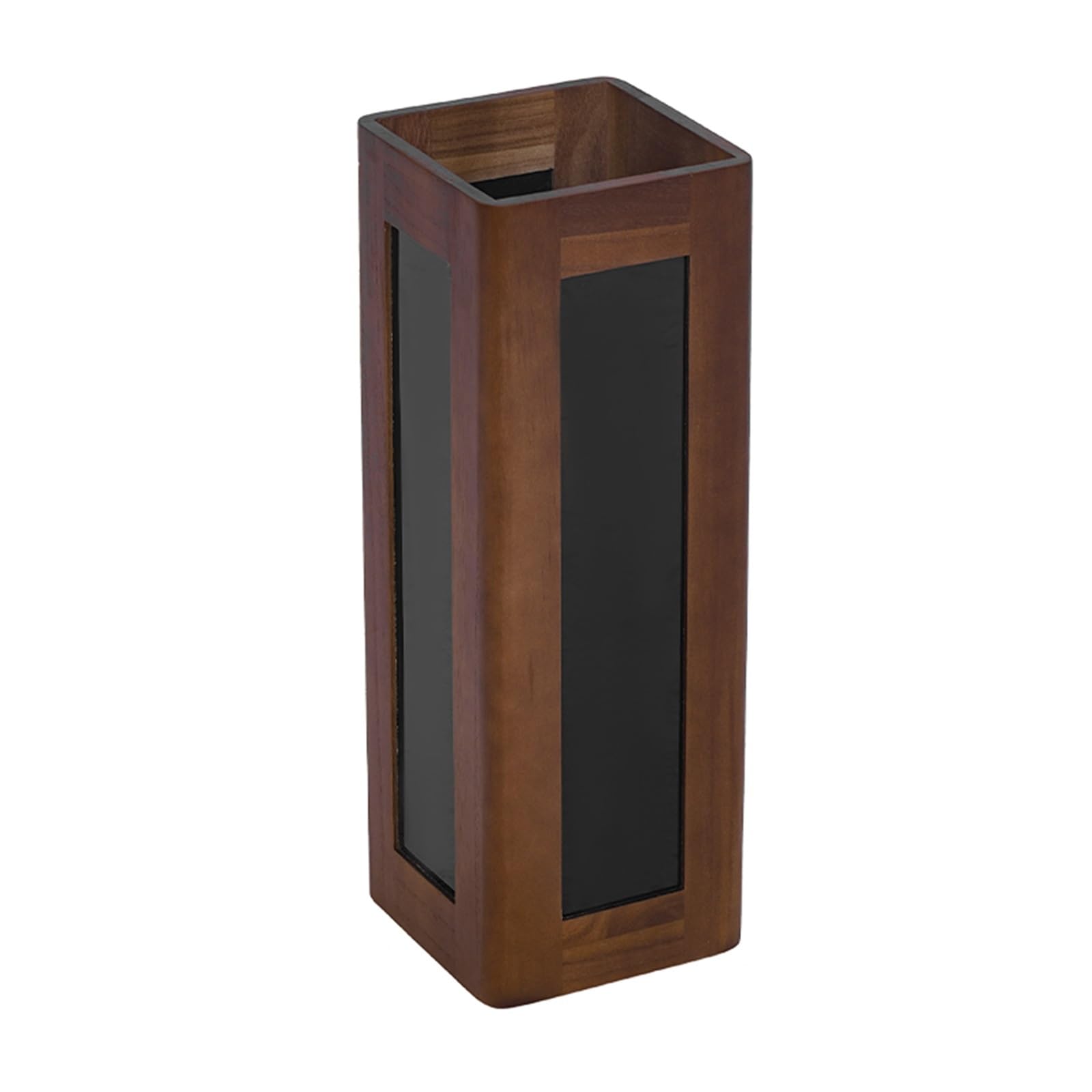 Porte-parapluies rectangulaire en bois seau à parapluies rustique entrée