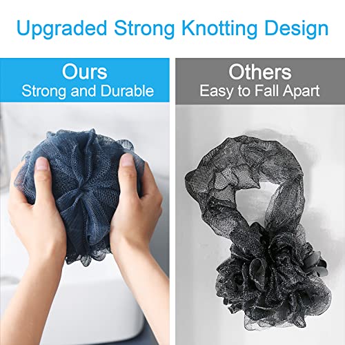 image for AmazerBath Loofah Sponge 60g/Piece, Exfoliating Bath Sponge Body Scrub