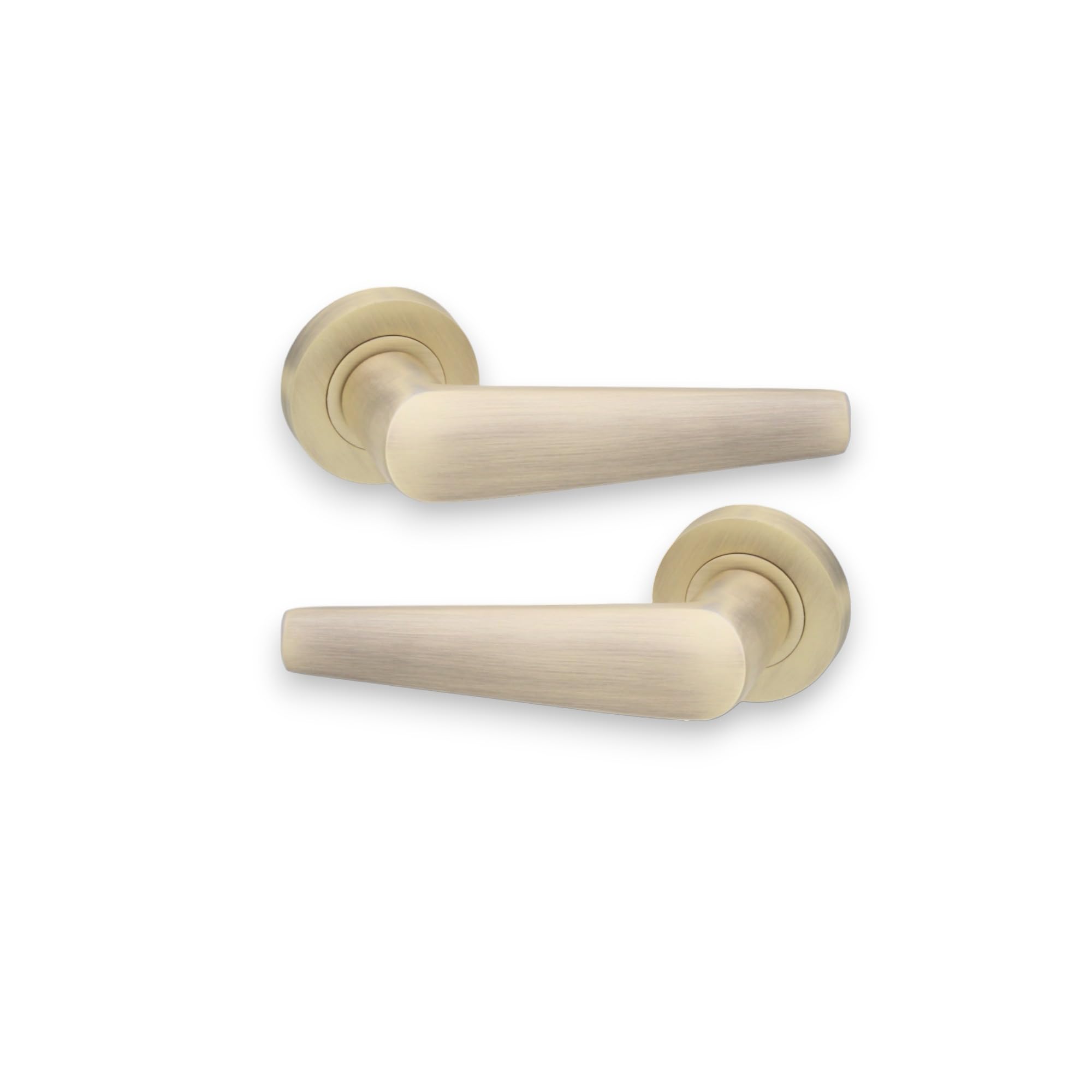 Poignées de porte intérieures et extérieures rosace ronde 130 mm