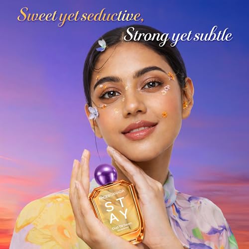 Image of FACES CANADA STAY Oud Till Dawn Eau de Parfum for Women, 50ml | Long-Lasting Perfume with Oud, Rose & Amber | Bold Woody Scent | Gifts for Women | Premium Fragrance