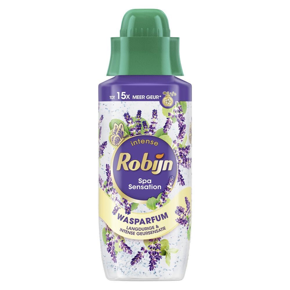 Robijn Intense perfumy do prania wszystkich ubrań i tekstyliów – Spa Sensation – do 15 razy więcej zapachu – 342 ml