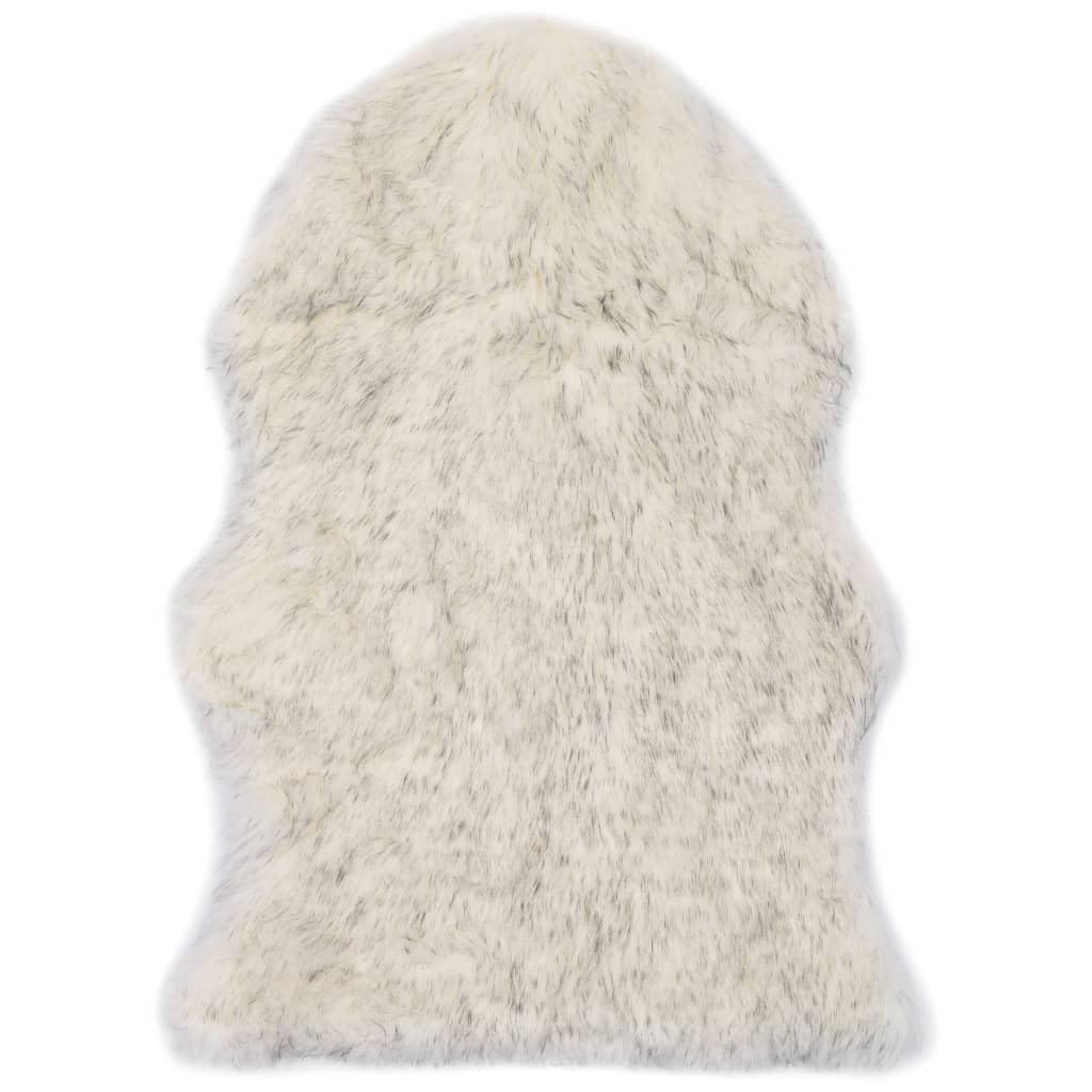 Tapis en peau de mouton artificielle 60x90 cm lavable et polyvalent
