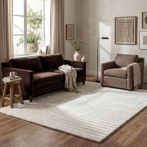 Tapete nuLOOM SuperiorWash 152x244 cm Off-White miniatura 1