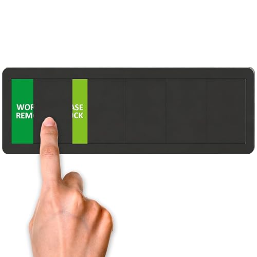 Office Sign-6 Options Door Signs In A Meeting, Out Of