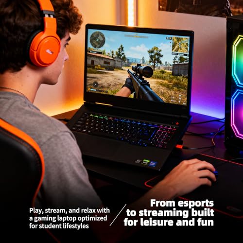 MSI Thin A15 15.6" FHD IPS 144Hz Gaming Laptop, AMD Ryzen 5 7535HS Processor, NVIDIA GeForce RTX 4050 6GB, 16GB DDR5 RAM, 512GB NVMe SSD, Wi-Fi 6E, HDMI, Backlit Keyboard, Windows 11 Home - Image 5