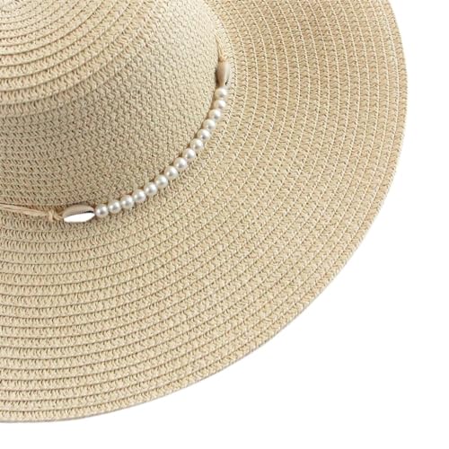 Chapeau de plage à large bord pour bloquer le soleil et protéger le visage - 4