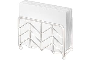 Simple Design White Napkin Holder