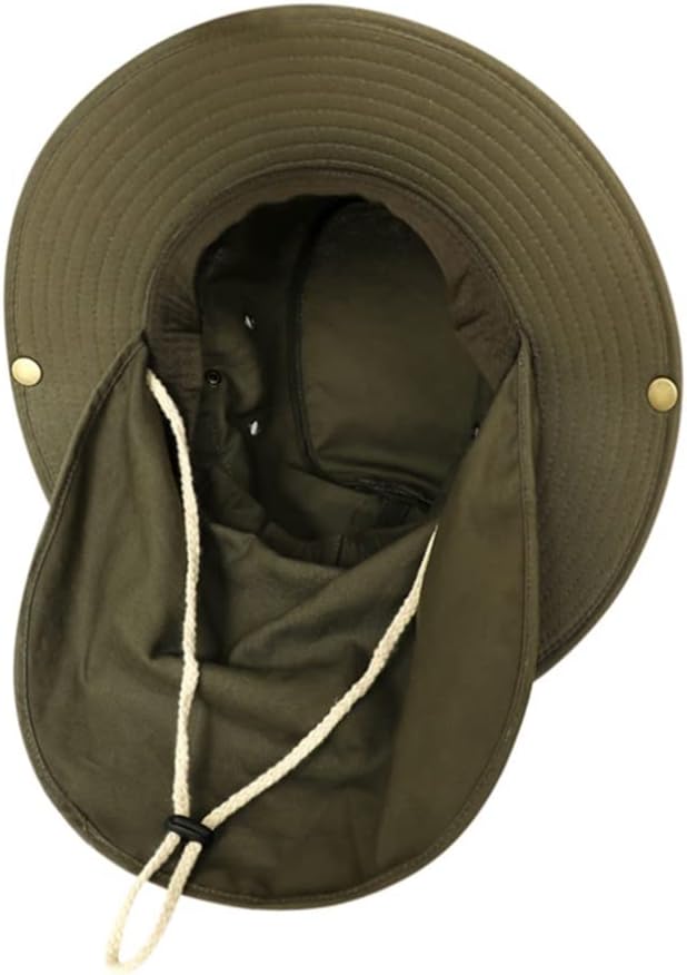 Sun Hat Men's Household 360 Degrees Protection Fisherman's Foldable Hiking and Fishing