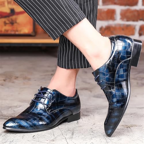 Dress Shoes for Men Men's Leather Oxfords Formal Wedding Business Shoes for Men Stylish Chaussure Homme2
