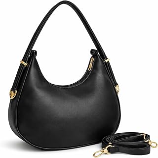 Women’s Shoulder & Sling Bag with Zipper Closure, Detachable Long Strap, Spacious Single Compartment Handbag for Daily & Office Use