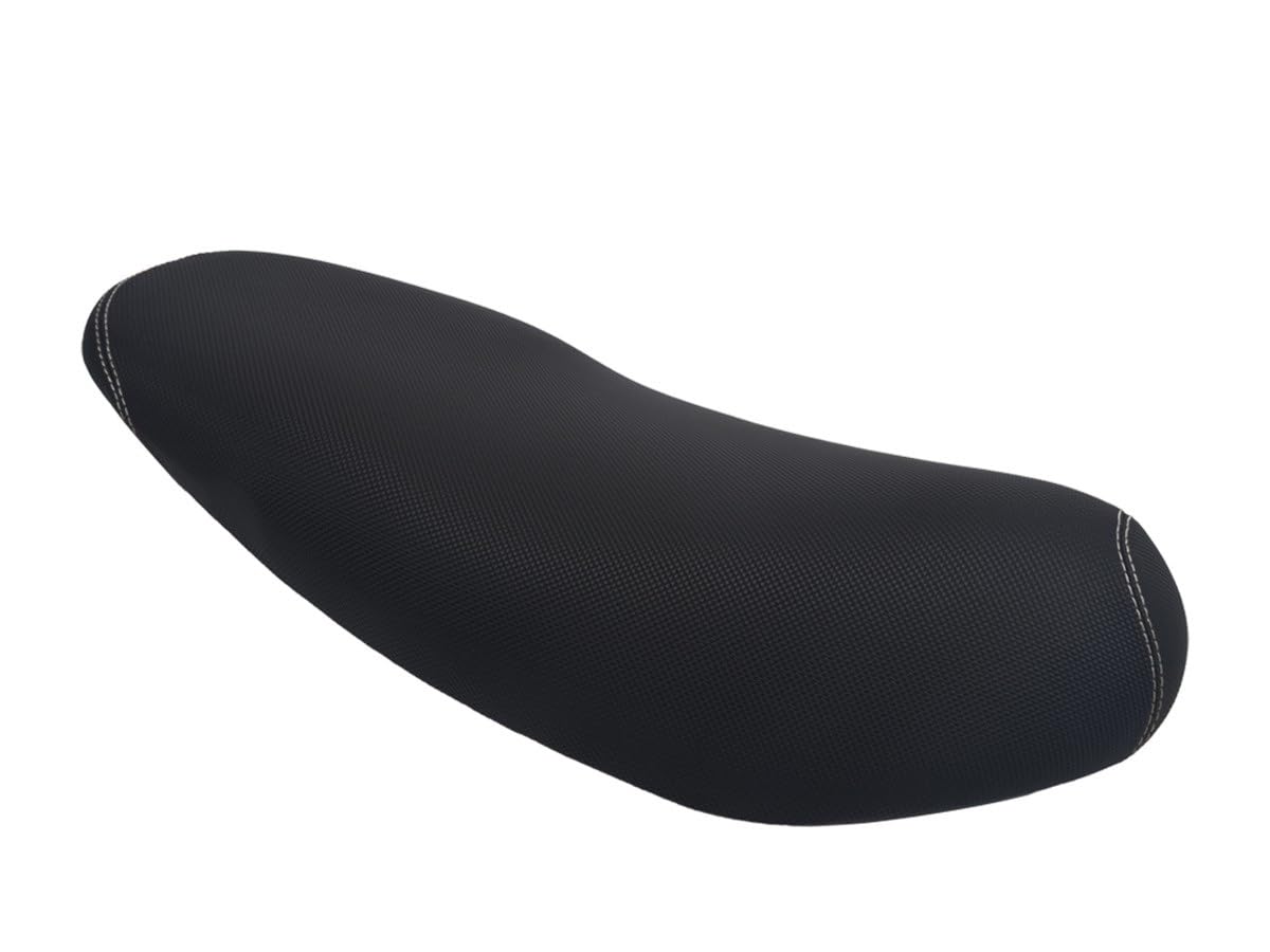 Housse de selle pour Piaggio Liberty 125 2004-2009 noire avec coutures blanches