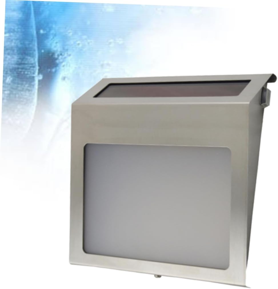 Solar Lighted Address Number Lamp Weatherproof Alphanumeric Illumination Solar Powered Wall Light for Outdoor Use