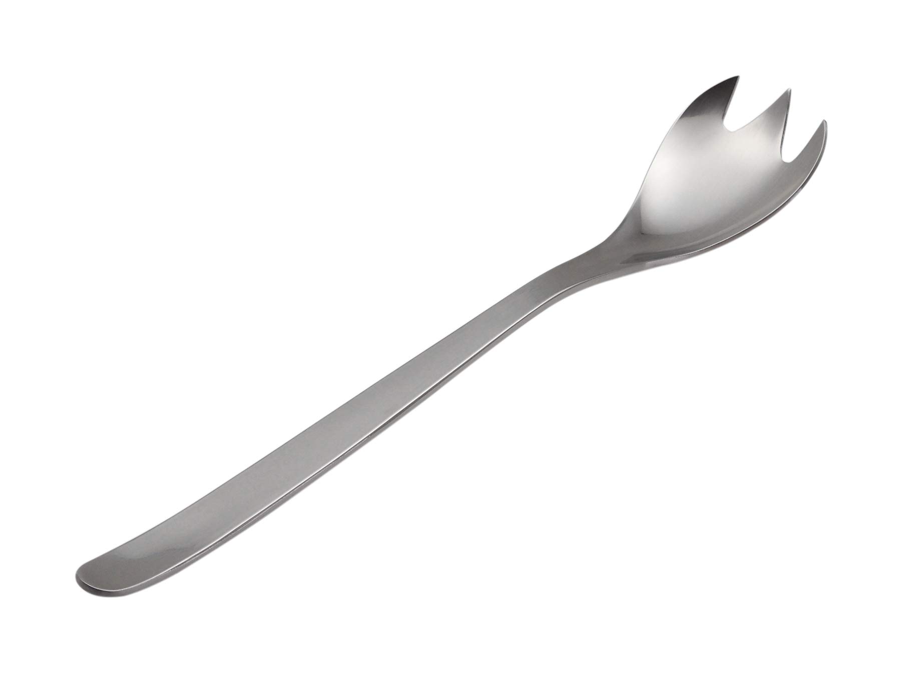 Sori Yanagi Cutlery with Simple Form Pursuing Ease of Use, Tsubamesanjo Stainless Steel, Service Fork, Brushed Finish, Simple Design, Cutlery with a Simple Design, Dishwasher Safe, 18-8 Stainless — Amazon image 2