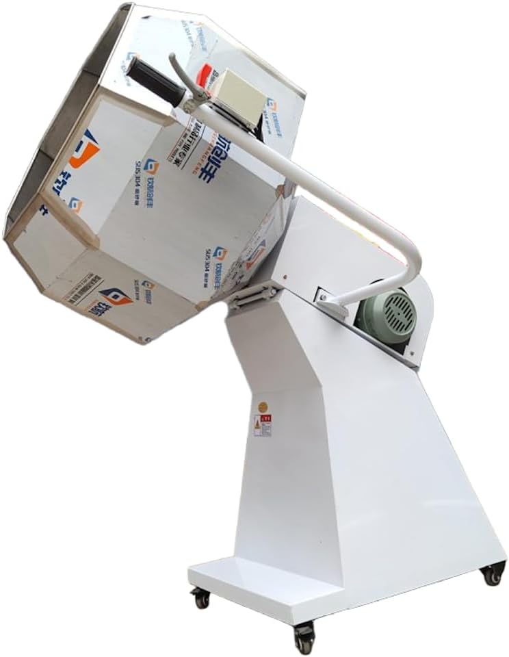 Commercial Drum Fried Food Potato Corn Chips Flakes Snacks Seasoning Mixer Machine/Octagonal Peanut Flavoring Coating Machine