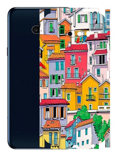 Image of AtOdds - Full Body Back Screen Guard Protector Film - Lamination Wrap Skin Sticker Compatible with LG G8X ThinQ | Scratchproof Matte Finish (Concrete Jungle)