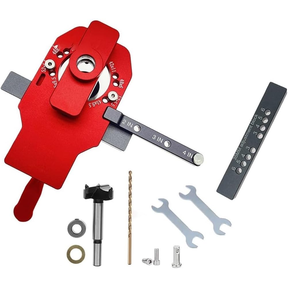 Kit de localisation de charnières pour armoires pour alignement parfait