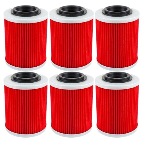 �I�C���t�B���^�[ �I�[�g�o�C�p�t�B���^�[ BRP CAN-AM Renegade 800 850 1000 800R 1000R Outlander MAX 330 400 L 450 500 570�ɓK������I�[�g�o�C�p�I�C���t�B���^�[(Red-6)