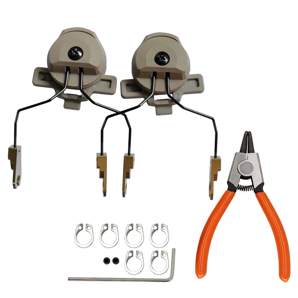 Bifrost Gear Team Wendy 3.0 Helmet Rail Adapter for Sordin Headset (Tan)