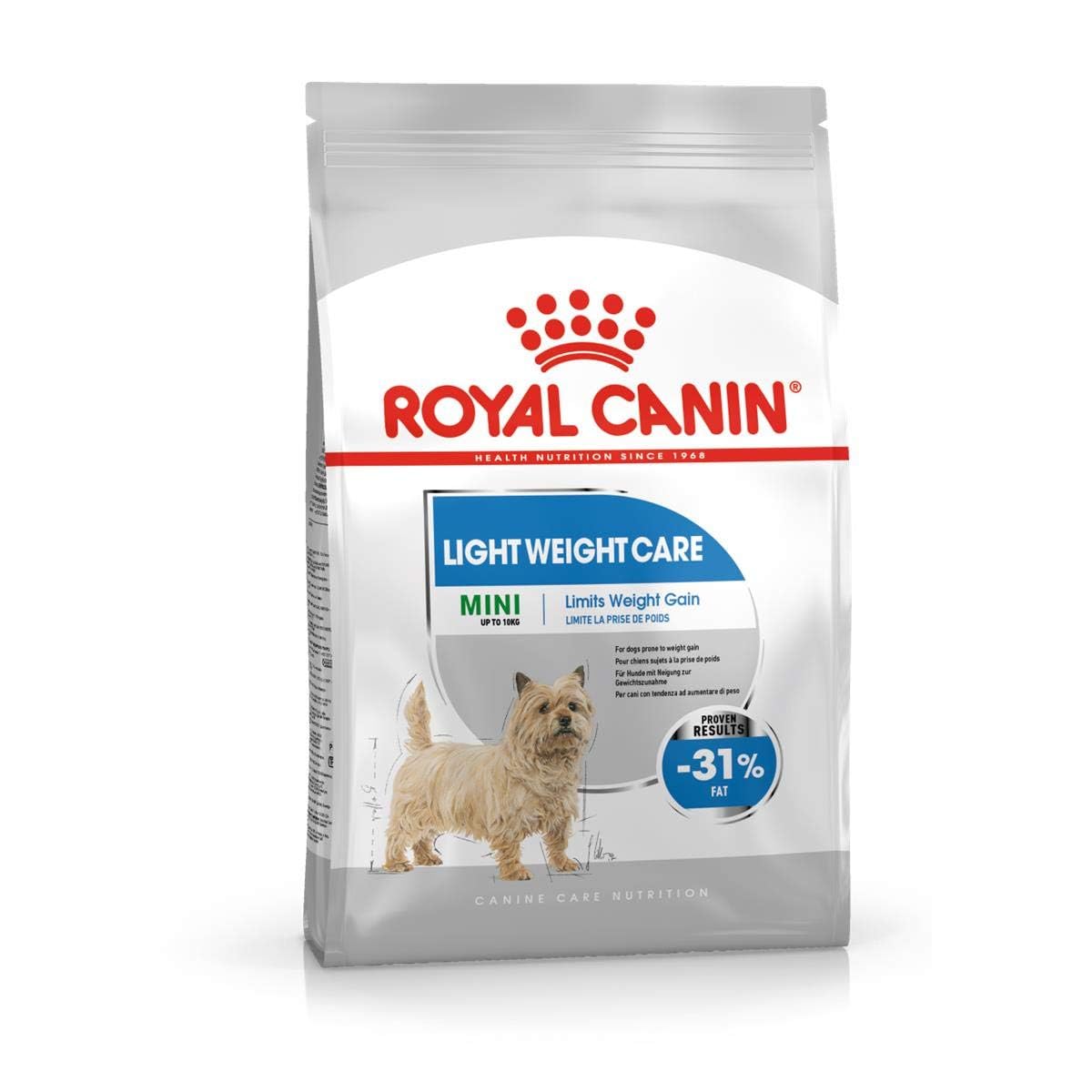 Royal Royal Canine Adult Light Weight Care Mini 1 kg 1000 g, Black, 1 kg (Pack of 1)