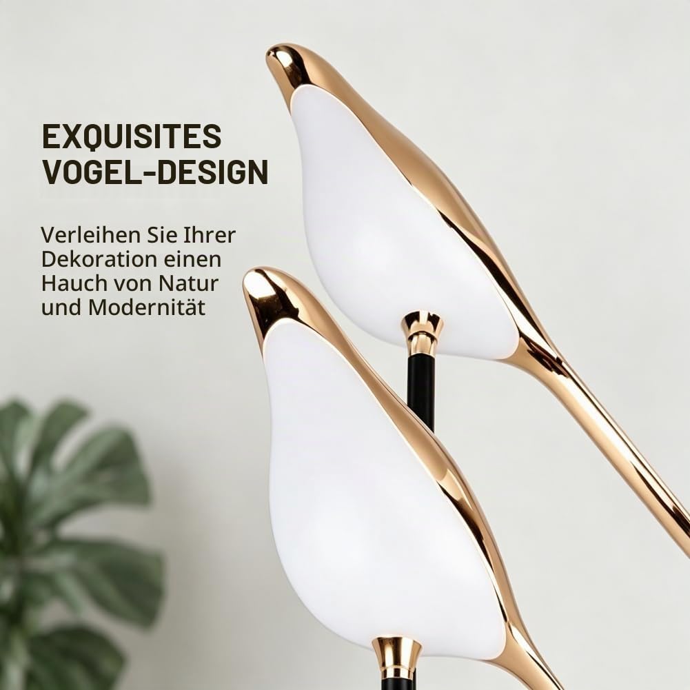 Nordic Vogel Wandlampe 4500K natürliches Licht moderne dekorative LED -Wandleuchte für Wohnzimmer Schlafzimmer