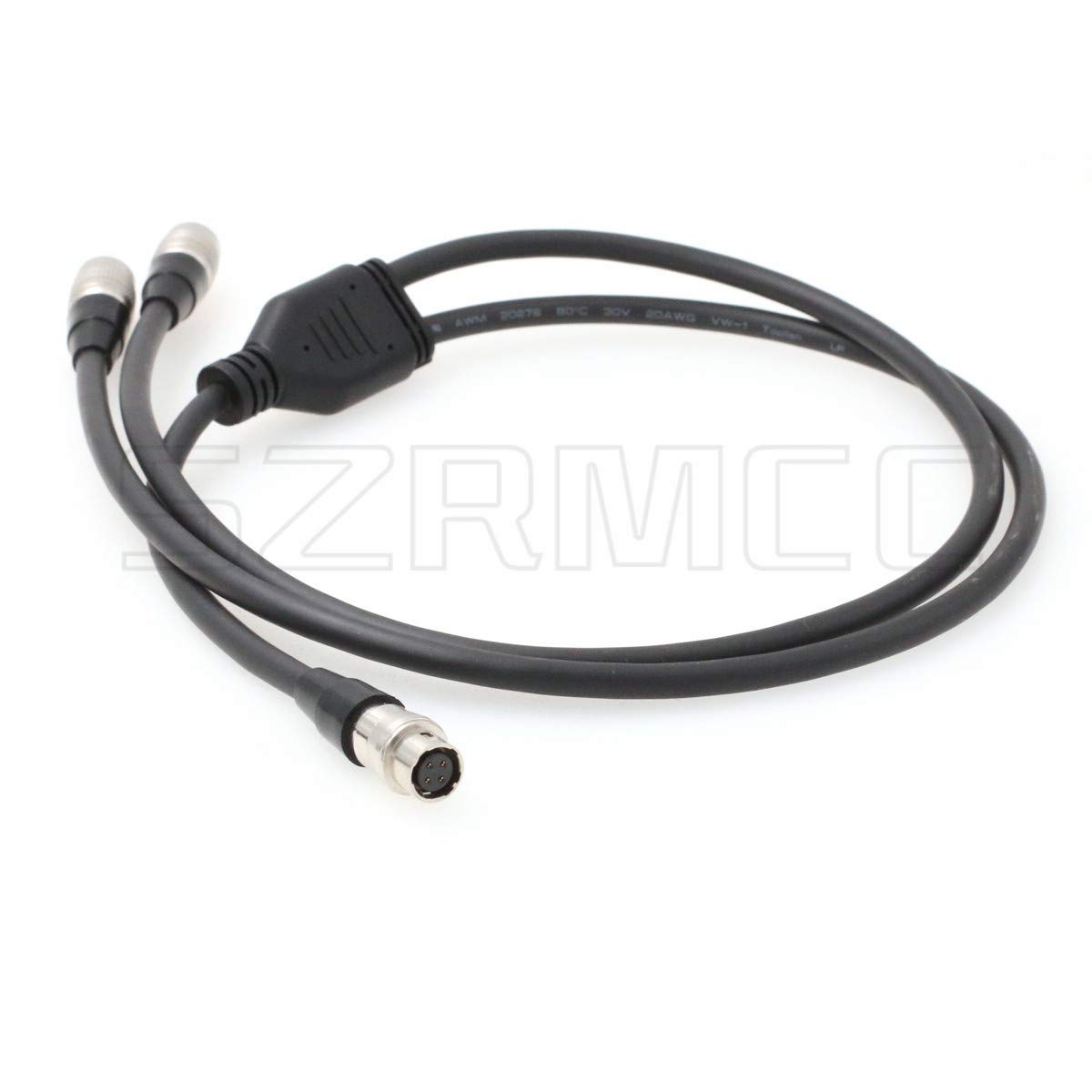 SZRMCC Hirose 4 pin Female to Dual Hirose 4 pin Male Y