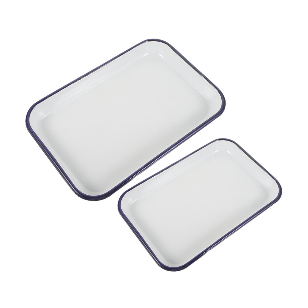 Plaques de cuisson émaillées au four antiadhésives faciles à nettoyer au lave-vaisselle