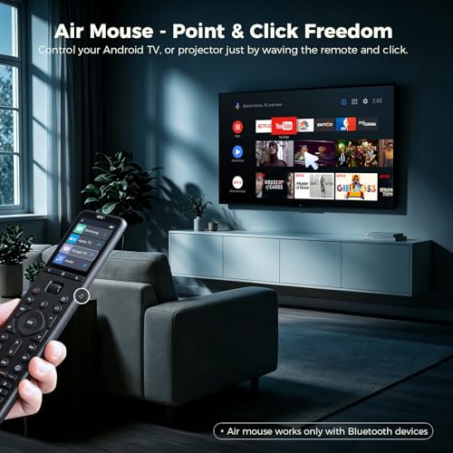 Image of SofaBaton U3 Universal Remote Control,Scroll Wheel, Air Mouse,Bluetooth Multipoint,Smart Remote All in One with Customize Button, Works with IR /Bluetooth /RF Devices,Voice Control with Google Assistant