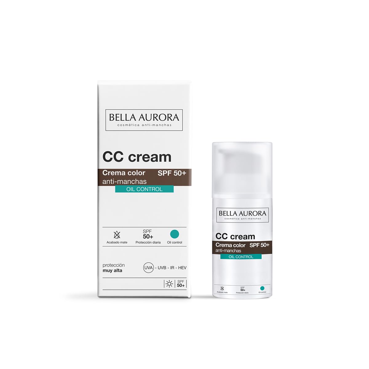 Cc Cream Anti-Manchas Oil Free Spf50 30 Ml