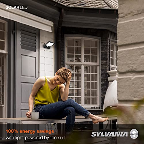 Sylvania Solar Flood Light Luminaire with Daylight Sensor, LED and Battery Included, 5000K, Daylight, Black Finish - 1 Pack (65000) thumbnail 7