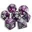 Purple Mixed Silver